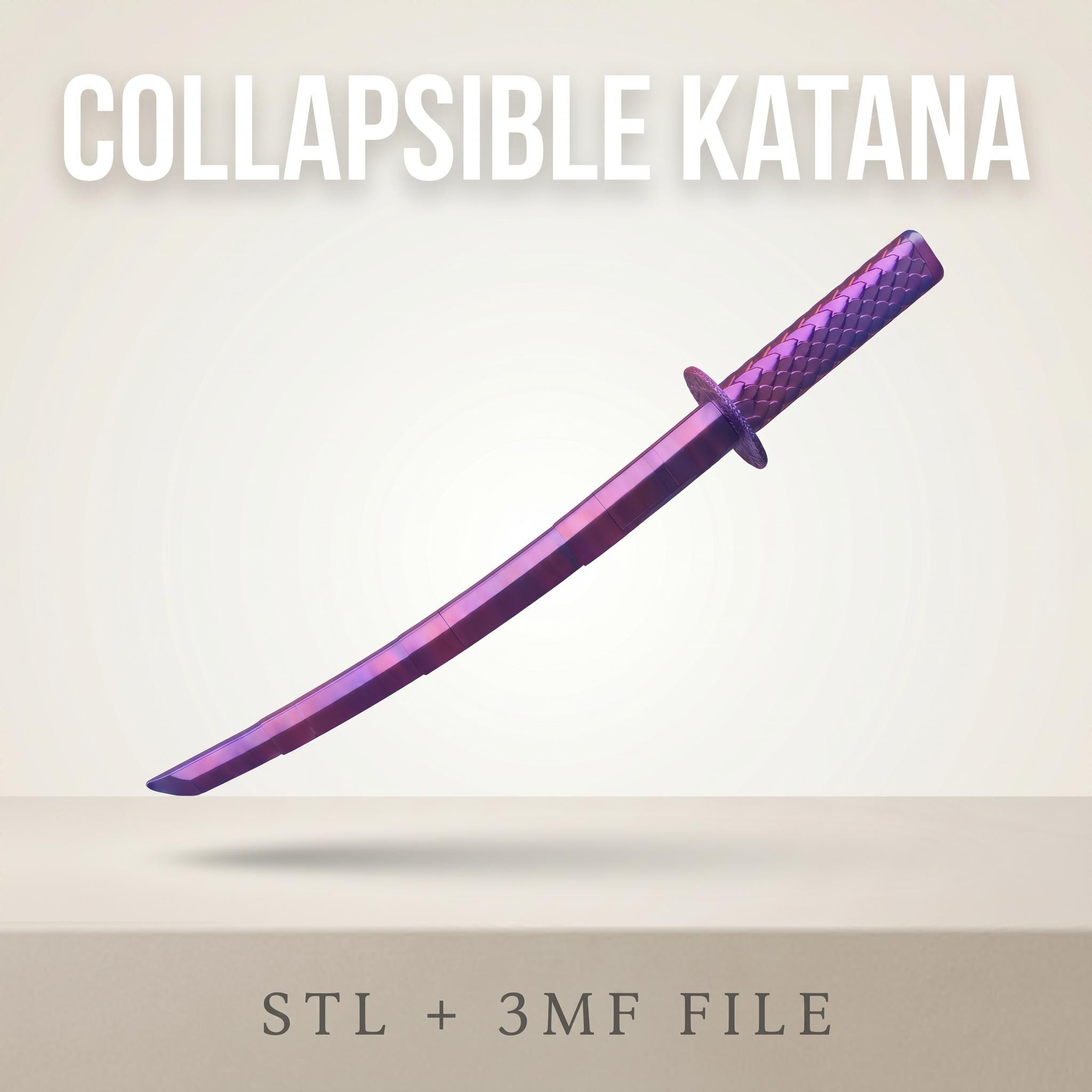 Collapsible sword stl file - Etsy 日本