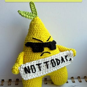 Don Limoncello Crochet Pattern – Grumpy Lemon Amigurumi (PDF Download)