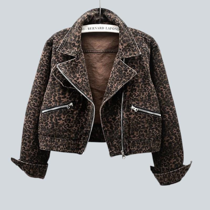 Y2k Leopard Jacket - Etsy