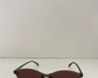 Retro Minimalist 90s Oval Slim Sunglasses - Indie Sleaze Small Frame Sunnies