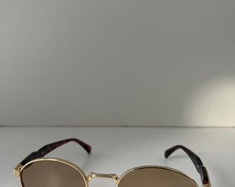 Retro Gold Frame Oval Sunglasses Summer Winter Autumn Style Unisex Shades