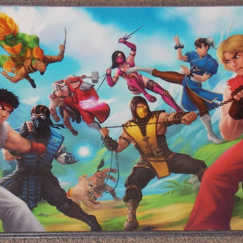 Mortal Kombat VS Street Fighter 11x17 Fine Art Print -  Norway