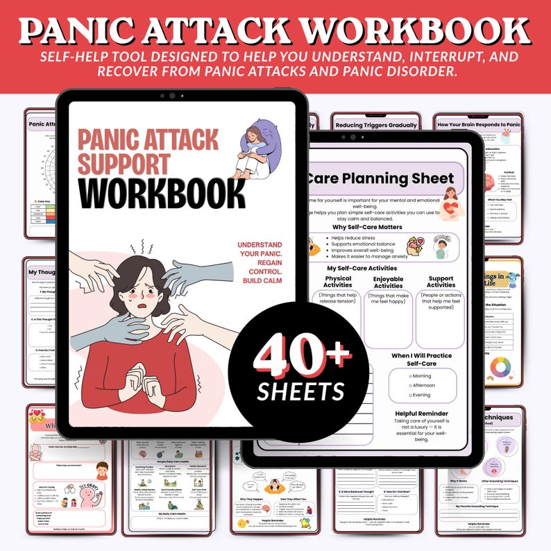 Panic Attack Therapy Bundle, Panic Attack Guide image 1
