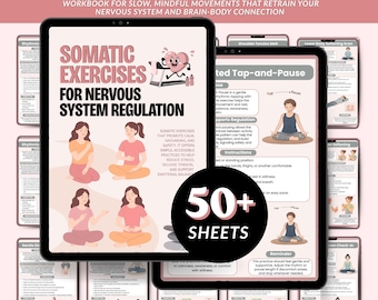 Somatic Therapy Bundle, Somatic Healing & Exercises, Emotional Regulation, Grounding Techniques, Somatic Experience and workout, PTSD