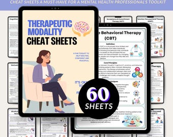60+ Therapist’s Modality Pages Bundle Mindfulness, Validation, Regulation, Coaching | Behavioral Analysis