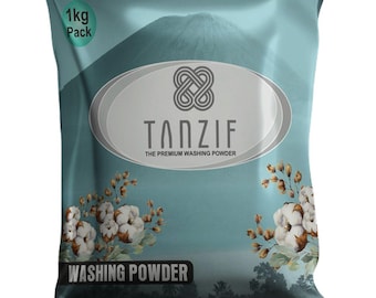 Tanzie Washing Powder: Stain Removal, Fresh Clothes (1kg Pack)