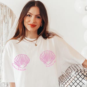 Custom Mermaid Bachelorette Comfort Colors Shirt: Personalized Bridal Party Tee