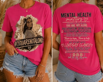 Lindsay Clancy You Are Not Alone mental health tee | Awareness T-Shirt