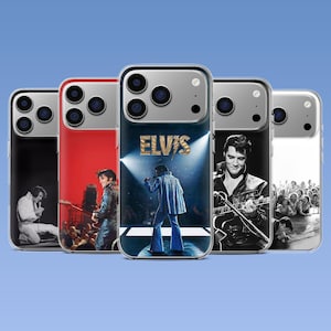Elvis Phone Case Elvis Presley Cover for iPhone 17Pro, 16, 15, 14, 13, 12, Samsung S26, S25, S24, A56, A16, A36, Pixel 10Pro, 10, 9A, 8Pro