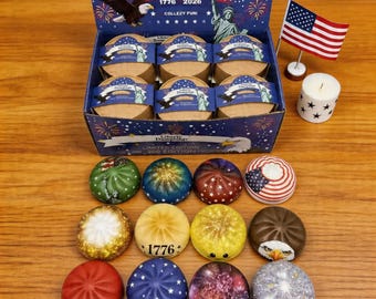 Boîte surprise Liberty Dumplings Squishy (Édition limitée Fête de l'Indépendance américaine), Édition limitée Fête de l'Indépendance, Édition 250e anniversaire