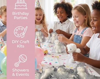 Biały pluszowy miś z kreskówek, brelok do kluczy, upominki na przyjęcia, baby shower, urodziny (12,5 cm)