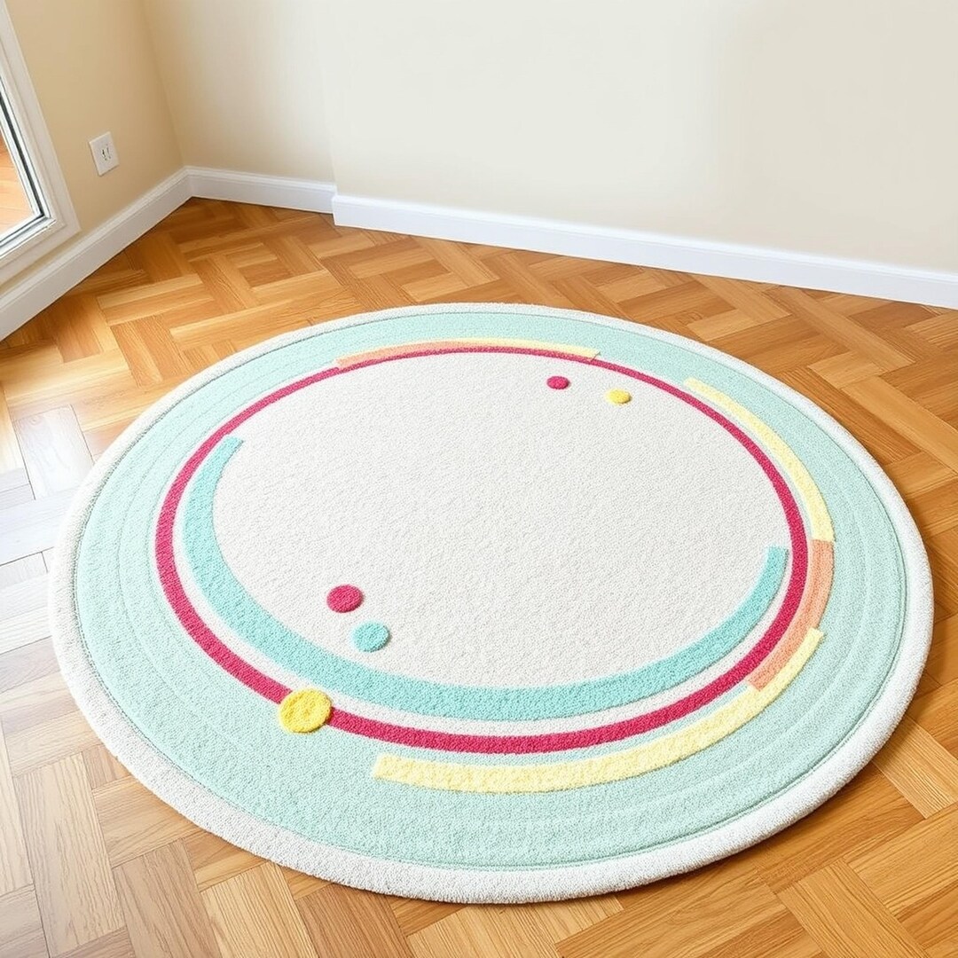 Round Rug Handmade Handmade Tufted Round Wool Rug - Etsy