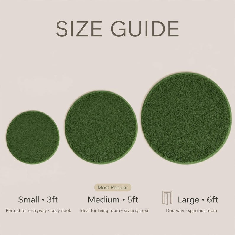 3d Tuffted Rug Handmade Tufted Solid Moss Green Rug - Etsy