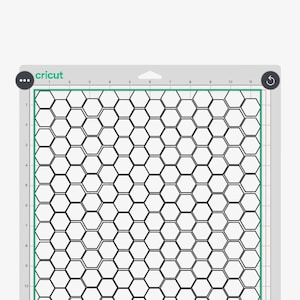 1/2&quot; Hexie English Paper Piecing Cricut  SVG template Hexagons EPP File half inch