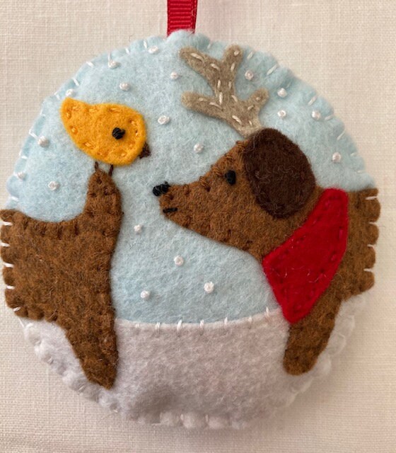 Make Your Own Felt Christmas Decoration Kit Etsy UK