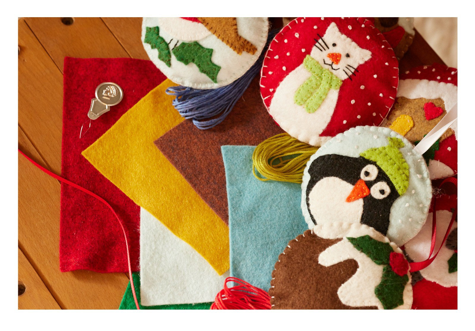 Make Your Own Felt Christmas Decoration Kit Etsy UK