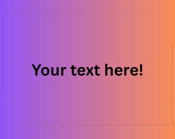 Custom your own print!