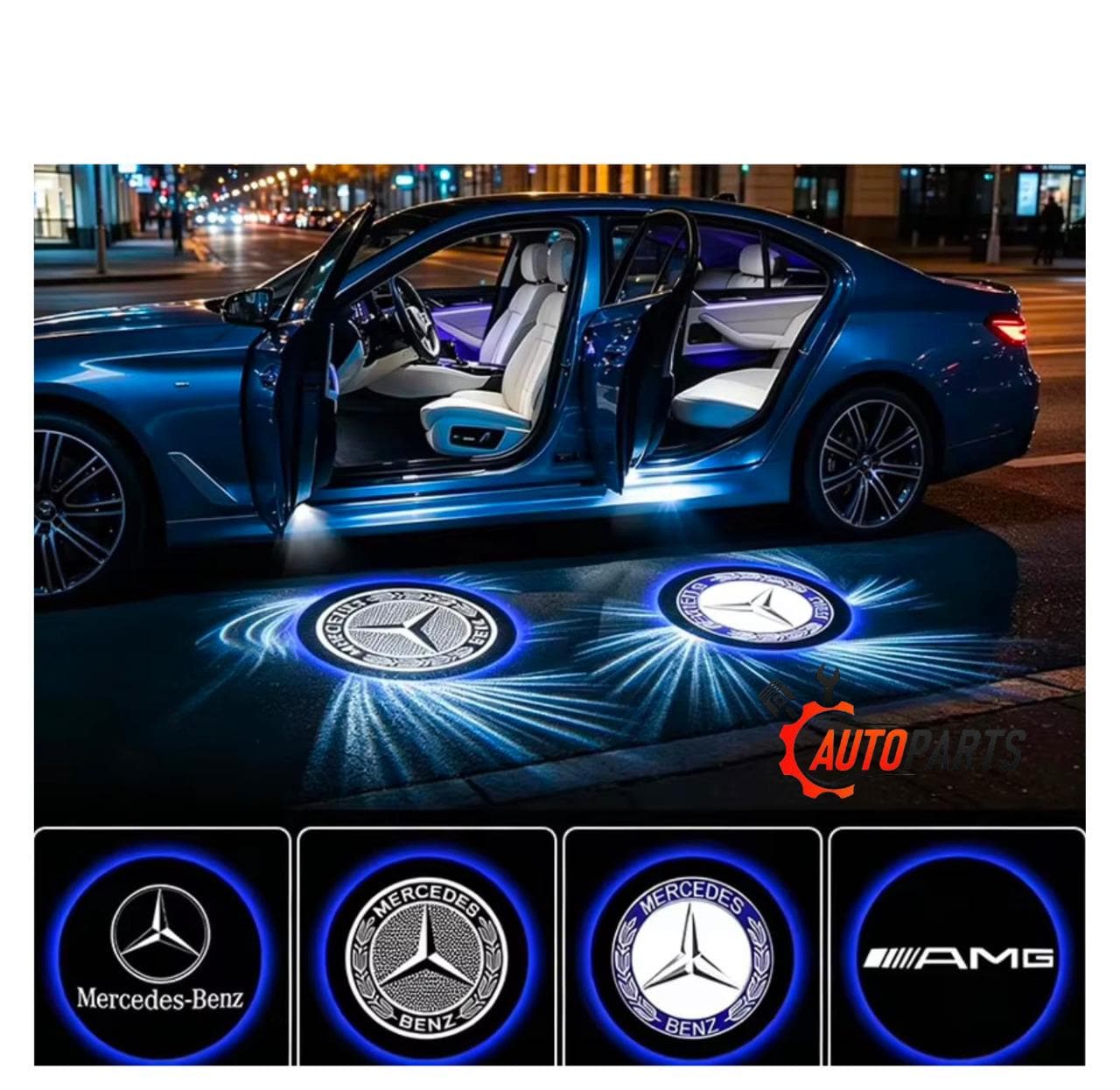 Mercedes door light - Etsy 日本