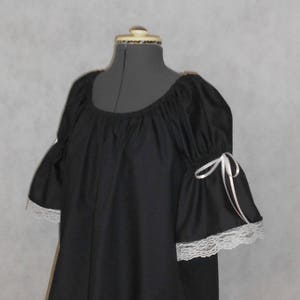 Fantasy peasant blouse with lace -  Handmade Renaissance Chemise - Pirate costume - Wench Costume - Renaissance costume - witch shirt