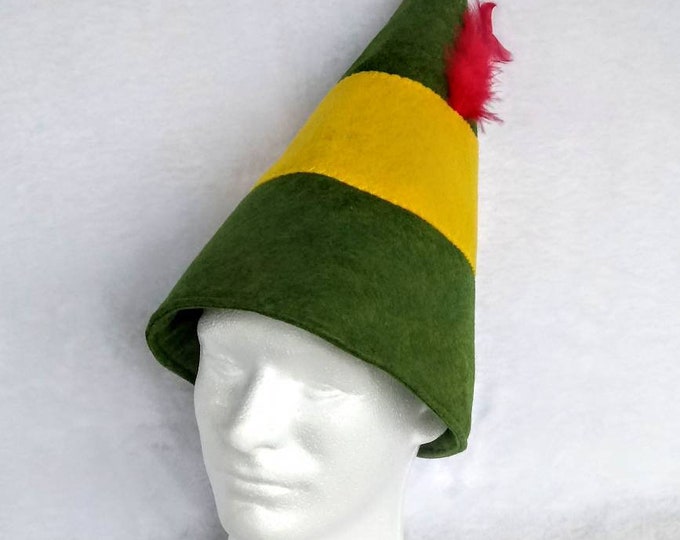 Buddy the Elf Hat Christmas Elf Costume Elf Costume Hat wool Felt Elf ...