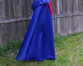 Long Hooded Medieval Cloak - Phantom of the Opera Christine Daae "Wishing" cloak costume - Masquerade - Renaissance Cloak - Wizard - Wedding