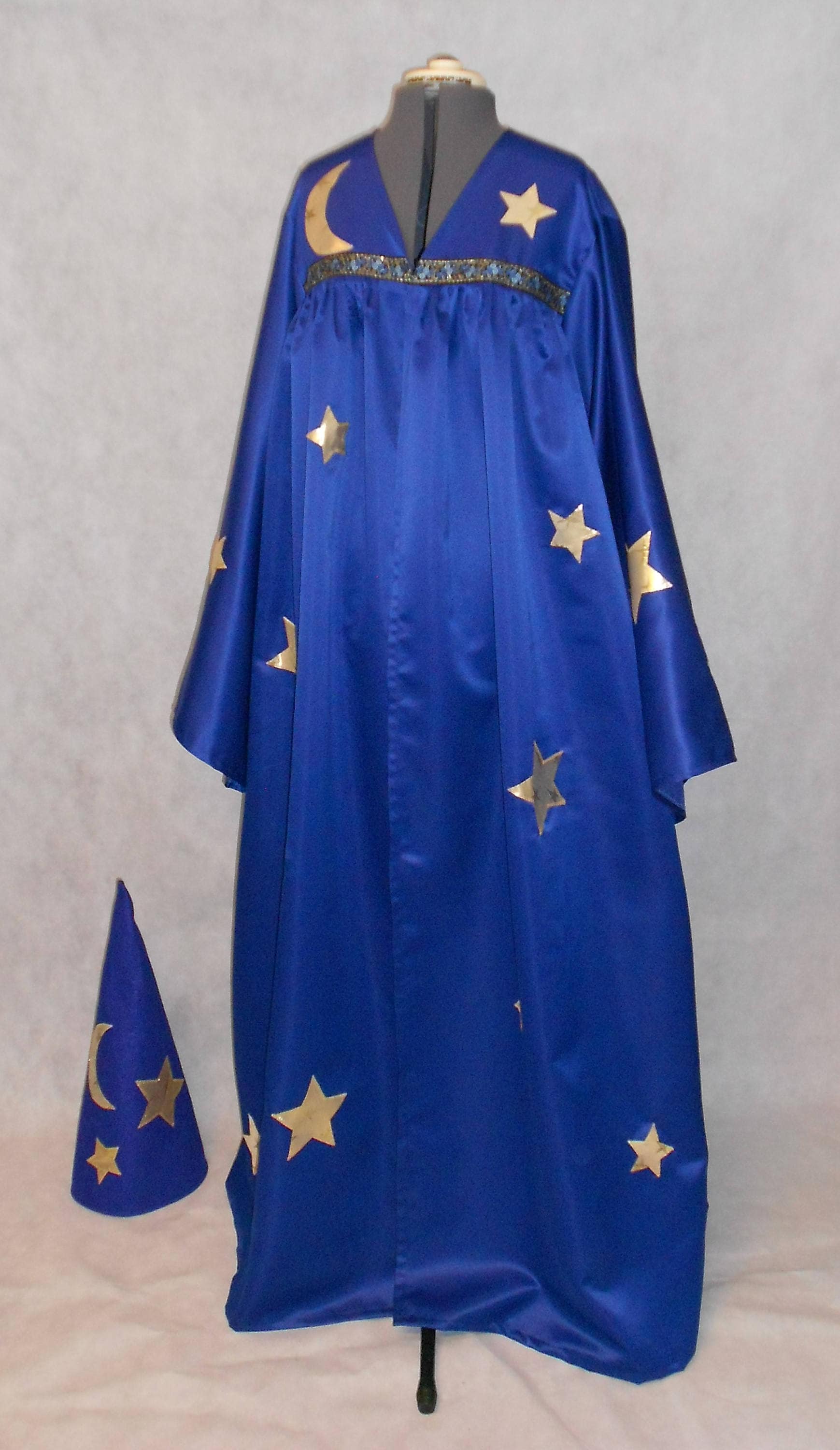 Wizards Costume Adult Deluxe Wizards Cloak and Hat Etsy