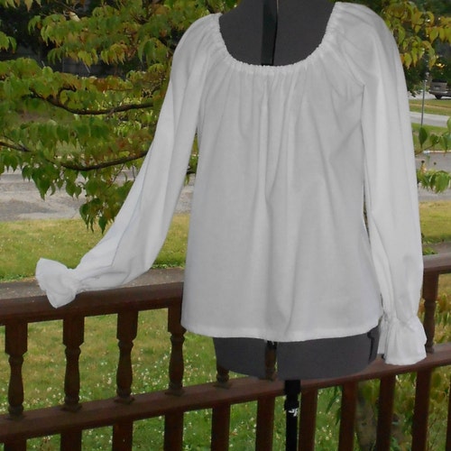 Long Sleeve Peasant Blouse Pirate Costume Womens - Etsy Canada
