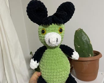 手作りのロバのぬいぐるみ