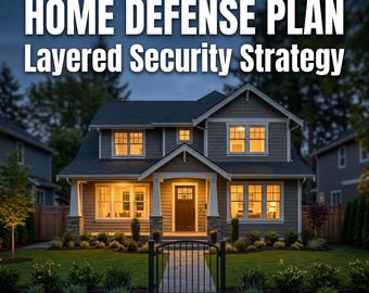 Home Defense Plan | Prepper Security Guide, Grid Down Protection (PDF)