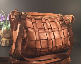 Distressed Lucia Flag Womens Fashion Large Shoulder Bag Handbag Tote Purse for Lady