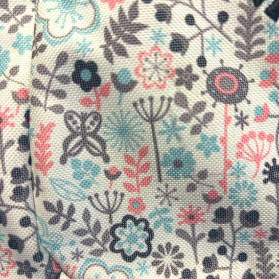 Floral Pattern Backpack With Multi-Compartment De… - image 7