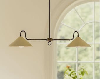 Brass Linear Chandelier: Mid Century Modern Chandelier Lighting Fixtures Kitchen Island kücheninsel