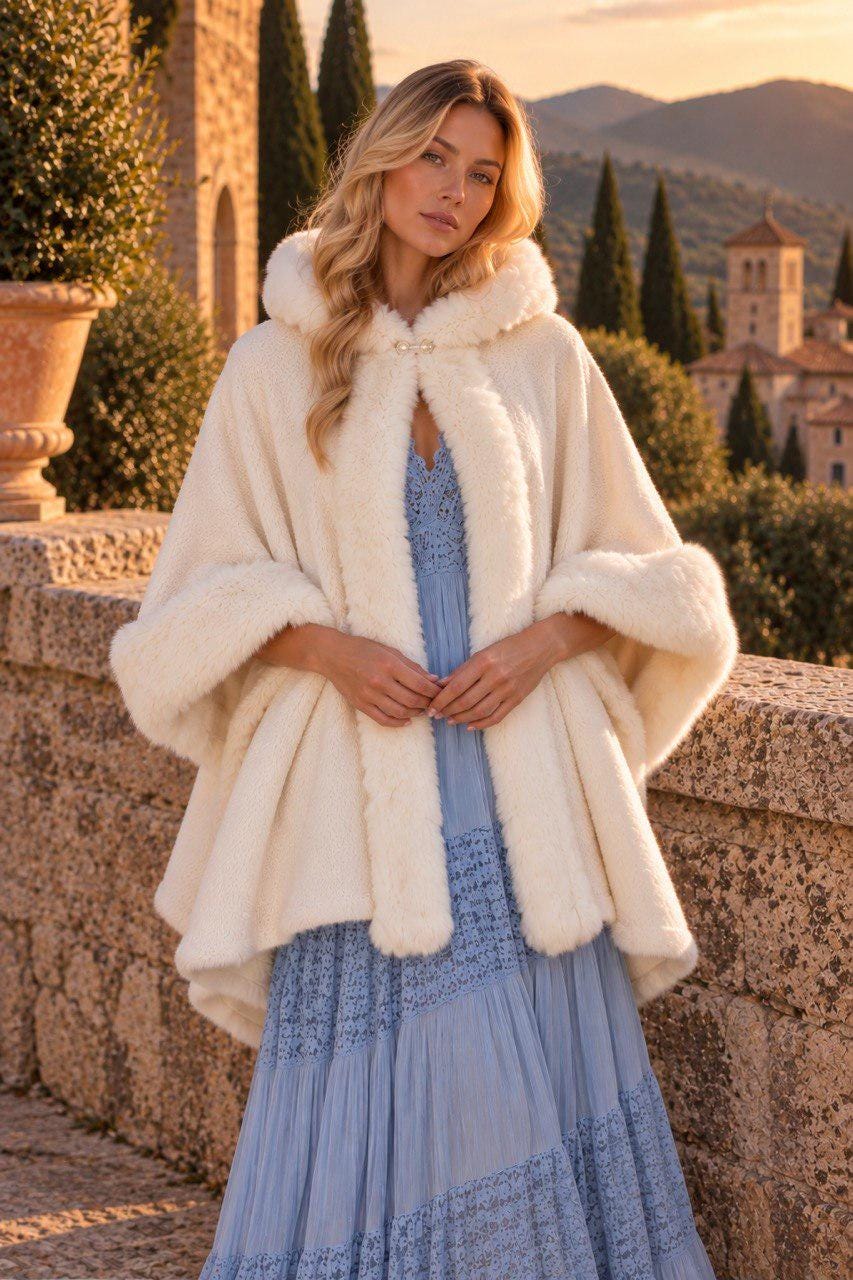 Hooded Cape Coat - Etsy