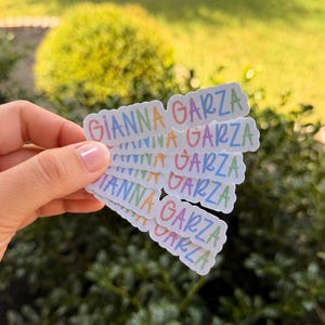 Personalized Waterproof Name Labels for Kids | Back to School Supply Stickers