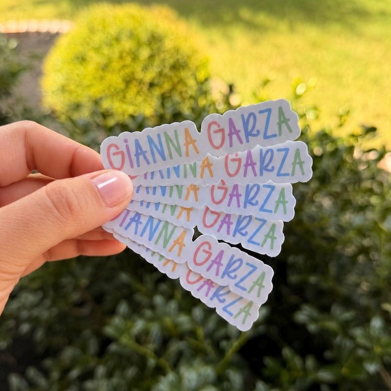 Custom Student Stickers - Etsy