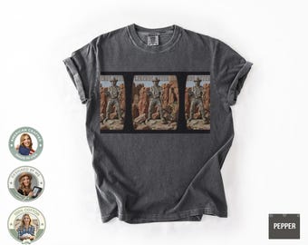 Camiseta Comfort Colors Legends Never Die, camiseta Chuck Norris 1946-2026, tipografía retro