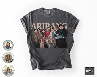 Comfort Colors BTS Arirang World Tour Shirt, Bangtan 2026 Concert Tee, Merch Gift for Kpop Fan
