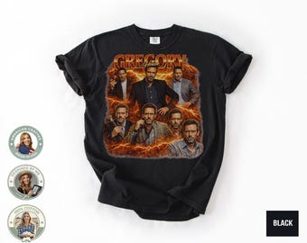 Camiseta estilo gráfico vintage de los 90 de Gregory House, Comfort Colors, regalo ideal para hombre y mujer, camiseta unisex.