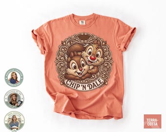Camisa Comfort Colors Vintage Chip and Dala, Camisa Double Trouble