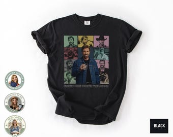 Camiseta Chuck Norris Forever The Legend, Camiseta Comfort Colors Chuck Norris, Camiseta Legends Never Die, Tipografía Retro