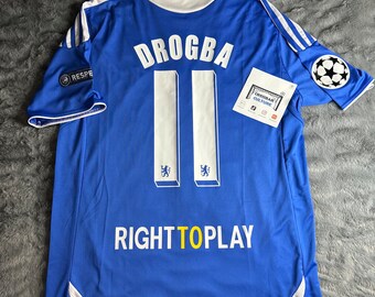 Camiseta de local de la final de la Liga de Campeones del Chelsea 2011/12 Drogba #11