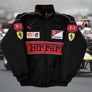 F1 Racing Jacket-Formula 1 Vintage Unisex | Men's Clothing Women Y2K Jacket Streetwear | Fully Embroidered | Valentine's Day gift