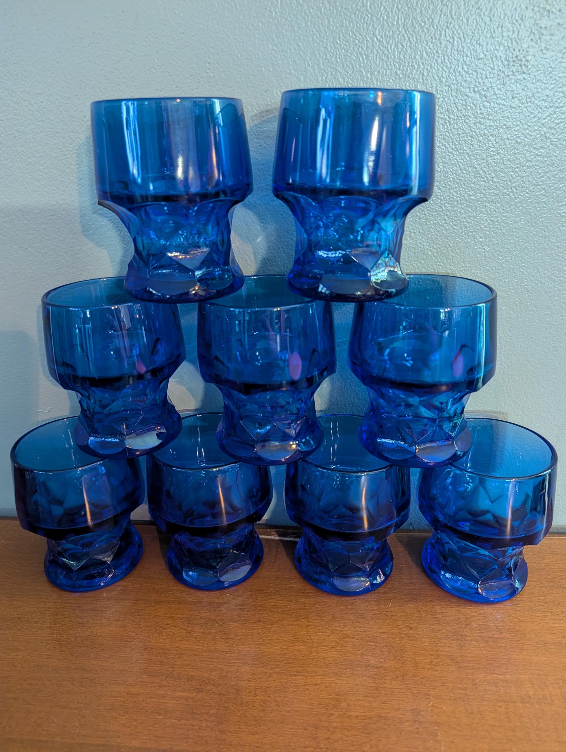 Anchor Hocking Cobalt Blue Glassware - Etsy