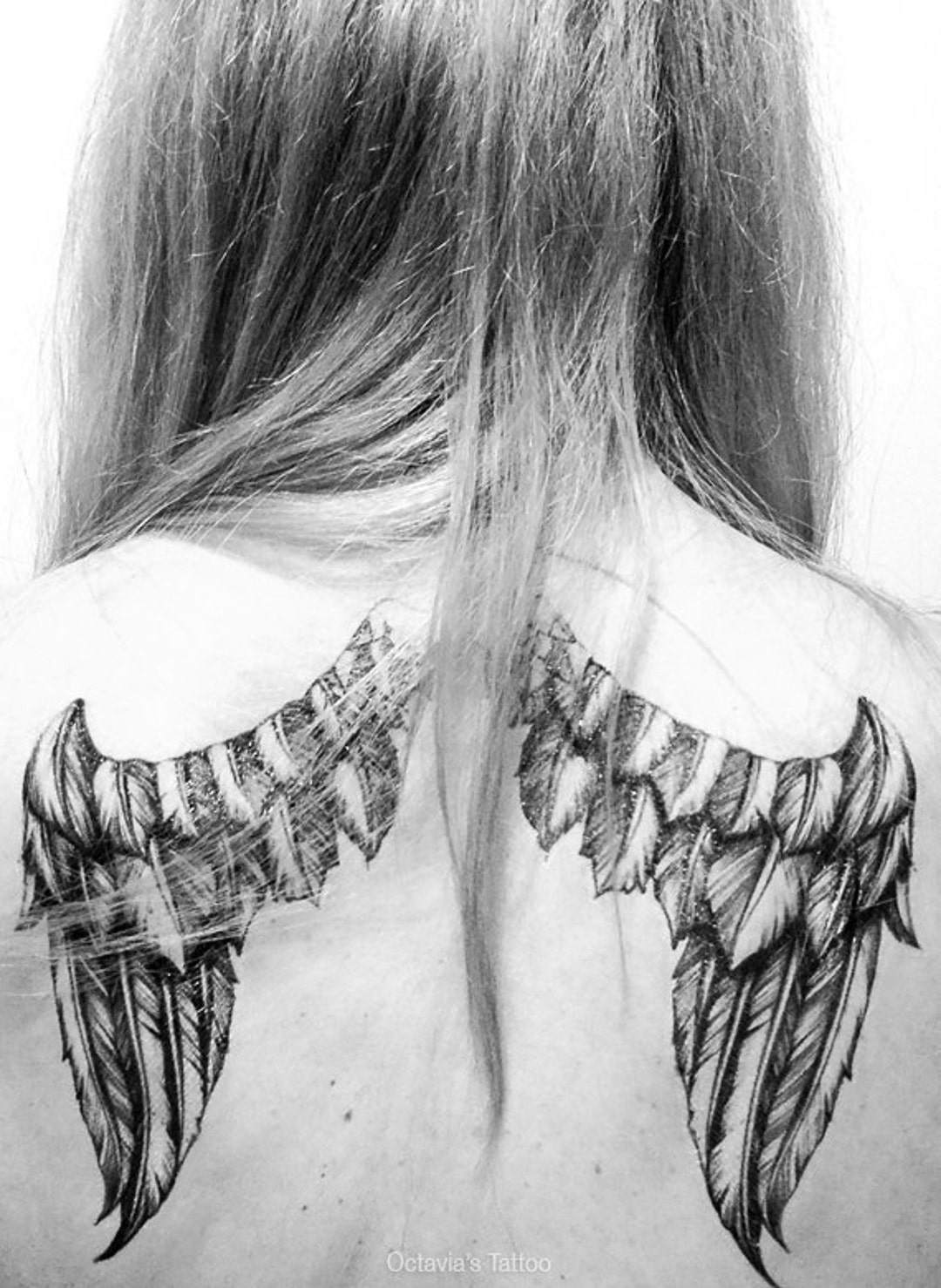 Angel Wings Tattoofeather Wings Angel Wings Temporary
