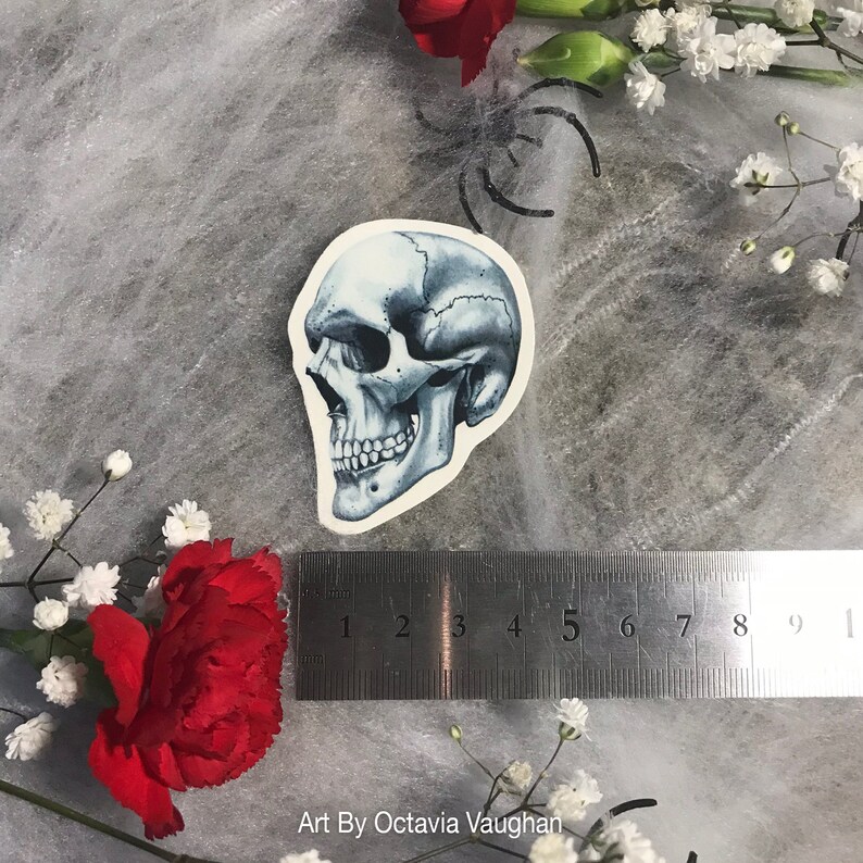 Skull Temporary Tattoo Mini Skulls Temporary Tattoo Skull Etsy