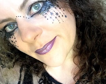 Face Tattoo Halloween - Etsy Face Tattoo Halloween - Etsy