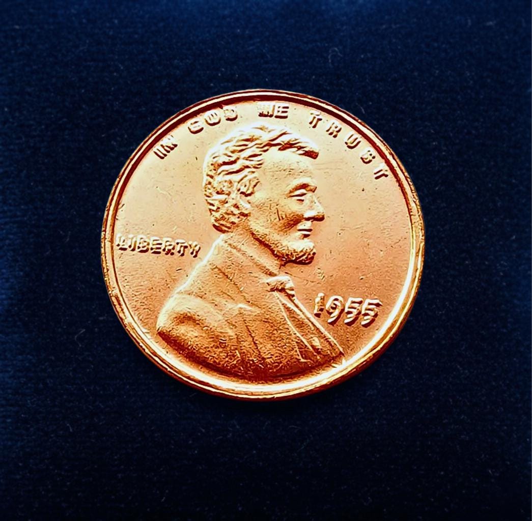 1955 double die penny - Etsy 日本
