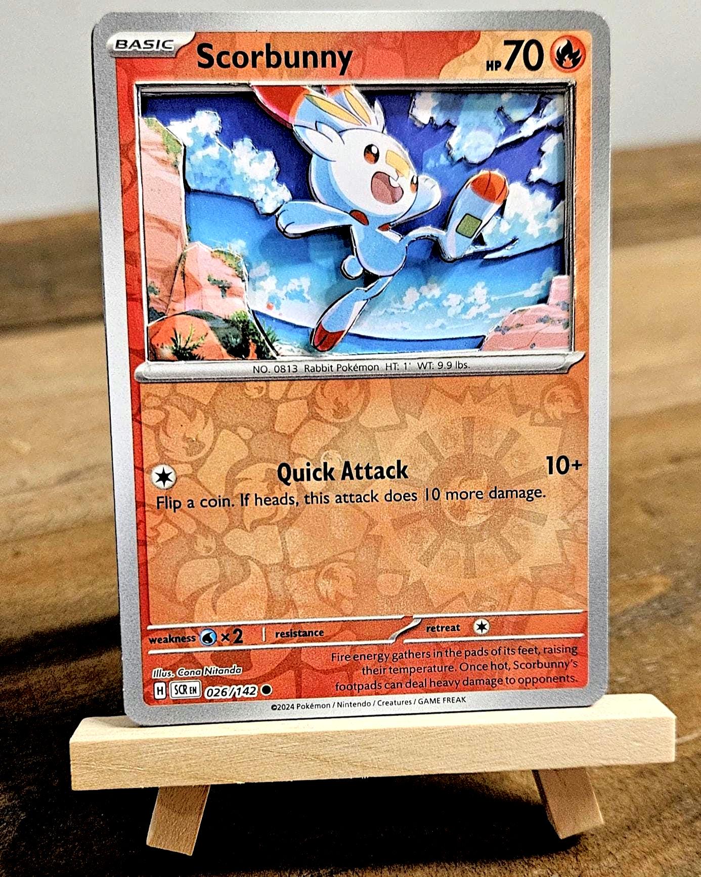 Scorbunny Custom Card - Etsy