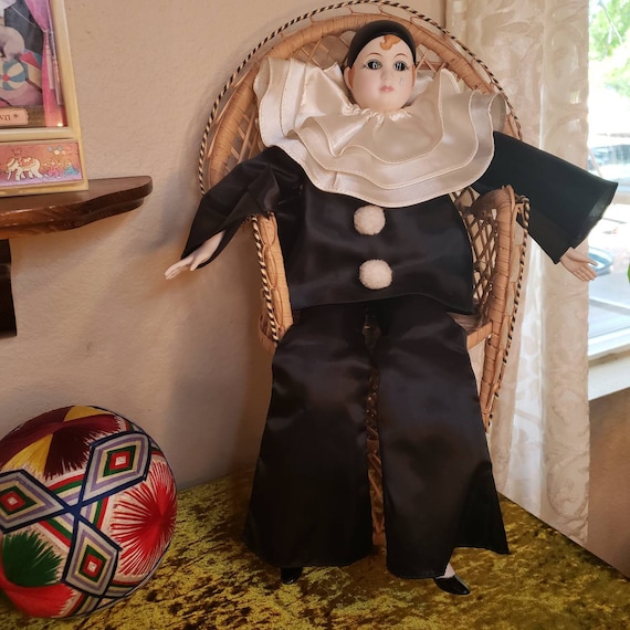 porcelain jester doll