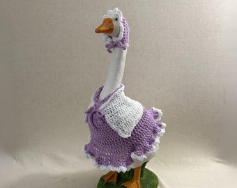 Spring Porch Goose Clothes Crochet Pattern PDF, Digital Download